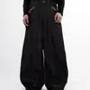 Jeans Bordados con Cruz Estilo Gótico Retro Americano para Hombre, Pantalones Anchos Holgados Tipo Cimitarra, Pantalones Largos de Diseño High Street