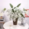 Flores Artificiais com Estames Realistas, Decoração Luxuosa de Alto Padrão para Pousadas, Sala de Estar, Recepção, Arranjos Florais para a Temporada de Formatura
