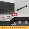 Rodapé de Liga de Alumínio, Tipo Encaixe para Pendurar, 4/6/8cm Ultra-Estreito Curvo Metal Aço Inoxidável Rodapé