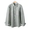 Camisas de Algodão Masculinas Dongyu Cross-Border, Unissex, Estilo Casal, Corte Solto, Retrô, Modernas, Camisas Masculinas Casuais Atacado