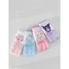Calcetines altos de niña Kuromi, malla de verano, calcetines largos de bebé de dibujos animados dulces, calcetines altos finos para niños