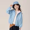 Tutu Elefantito Ropa Infantil Chaqueta para Niñas 2026 Primavera Nuevo Sencillo Bloque de Color Sudadera con Cremallera Versátil
