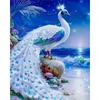 Novo produto Amazon venda quente 5D pintura diamante cor pavão coroa cenário diy sala de estar pintura decorativa fabricantes atacado
