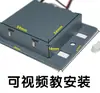 Caja Fuerte Universal con Compartimento para Baterías Integrado, Cuatro Baterías AA, Caja Fuerte con Compartimento de Alimentación Interno, Accesorios para Caja de Almacenamiento