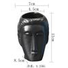 Novos produtos fornecem e-commerce transfronteiriço jardinagem Amazon vaso de cerâmica simples criativo personagens ornamentos de flores suculentas