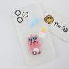 Gafas de sol castor loopy dibujos animados DIY joyería taza funda para teléfono móvil zapatos de agujeros hebilla accesorios de goma suave pantuflas pegatinas decorativas