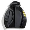 Traje HJCAMEL para Exteriores Tres en Uno Ropa con Carga para Hombre Otoño e Invierno Forro Interior Desmontable Impermeable a Prueba de Viento Traje de Montañismo