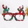 Nuevas gafas decorativas navideñas para adultos y niños, regalo de Navidad, suministros para fiestas, marcos de gafas creativos, venta al por mayor