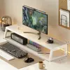 Soporte Elevador de Monitor para Computadora de Escritorio Base de Pantalla Soporte Bandeja para Teclado Elevación Engrosamiento