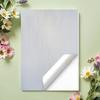 Blanco Hielo Perlado Papel Especial Perlado Autoadhesivo Pegatinas de Sellado de Regalo de Lujo Pegatinas de Etiqueta para Empaque de Marca Personalización