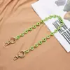 Nova corrente acrílica para bolsa feminina, corrente para alça de ombro, acessório de roupa, acessório de alça de bolsa de resina personalizado, corrente da moda
