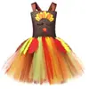 Nuevo Vestido de Pavo de Acción de Gracias Cos Disfraz de Fiesta Tutú Falda Tutú Vestido de Princesa Pavo de Dibujos Animados