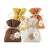 Bolsita Perfumada de Gardenia con Osmanto para Armario, Fragancia de Larga Duración para Todas las Estaciones, Desodorante y Refrescante, Eliminación de Olores, Bolsita Perfumada para Coche