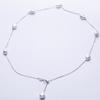 Collar de estrella perlado color cáñamo barroco con cadena en Y, personalidad de chica, plata de ley S925, venta al por mayor