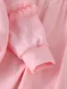 Conjunto Deportivo Casual de Primavera y Otoño para Niñas, Lindo y Elegante, Manga Larga, Pantalón Largo, Sudadera de Cuello Redondo Conjunto de Dos Piezas para Niños Pequeños, Venta al por Mayor