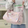 Bolso cruzado de mujer de alta calidad transfronterizo, estilo nuevo, Bolso de hombro colorido con estrellas, estilo universitario, Bolso de tela ligero de gran capacidad para estudiantes