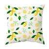 Nueva Serie de Fundas de Almohada Estampadas con Patrón de Fruta de Limón de Verano de Amazon Funda de Almohada para Coche y Sofá Transfronteriza