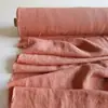Tela de Cáñamo Doble Gota de Lluvia Hilo 14 para Ropa Infantil 160g Vestido Camisa Liso Tela de Lino