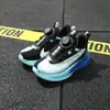 Zapatos deportivos impermeables de cuero para niños, talla 28-32, con luces intermitentes, suela de EVA, calzado deportivo infantil 6413
