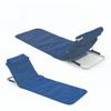 Silla de Playa Exterior Portátil Plegable Silla de Doble Propósito Respaldo Silla de Pesca Reclinable para Camping al Aire Libre Silla para Almuerzo Cama para Descanso de Almuerzo