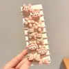 Faixa de cabelo de elástico infantil para menina, anel de cabelo elástico alto, acessórios de cabelo para meninas, não machuca o cabelo, corda de cabelo fofa, adorno de cabeça