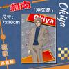 Jogo de Cartas de Detetive Conan em Acrílico Adesivos Magnéticos de Anime Mercadoria de Caixa Surpresa Ímãs de Geladeira Acessórios DIY Cristal Personalizado