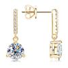 Pendientes de Plata de Ley S925 [Venta de Liquidación con Envío Gratis] Pendientes Cuadrados Simples y Elegantes de Moissanita para Mujer, Exclusivamente para Ventas Transfronterizas
