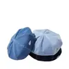 Fábrica de Boinas de Mezclilla Nuevo Estilo Sombrero Octagonal al por Mayor para Mujer Primavera y Verano Estilo Coreano Circunferencia de Cabeza Grande Boina Adelgazante para la Cara Transfronterizo