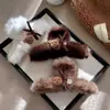 Grampo de Cabelo de Urso de Pelúcia Outono e Inverno para Mulheres, Presilha Grande Fofa para Penteados no Topo da Cabeça, Acessório de Cabelo Presilha Tubarão