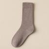 Meias de felpa masculinas de inverno até o meio da panturrilha meias grossas de toalha forradas com lã quentes esportivas meias de inverno para meninos
