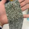 Cuentas sueltas de turmalina, granate, ágata, calcedonia, gris, luz de luna, piedra de pino, facetadas, de 2 mm, con cortes pequeños en ángulo, accesorios de joyería