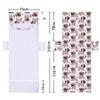 Suministro Directo de Fábrica Cubierta de Microfibra para Silla de Playa Toalla para Reclinable Bolsa para Toalla de Playa Impresión Digital 3D Serie Shar Dog