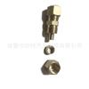 Conexão rápida para tubo de nylon, linha de combustível, conexão de compressão, 5/16 de polegada, nylon conectado a tubo de aço