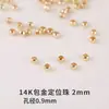 Tang Chapado en oro de 18k cierre de posicionamiento de cuenta final cierre de posicionamiento cierre de resorte redondo cierre de media luna cierre de langosta accesorios para manualidades