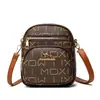 Bolso de Piel Genuina para Mujer 2025 Nuevo Bolso Cruzado para Mujer Bolso de Hombro con Estampado de Moda Bolso Pequeño de Hombro para Teléfono Móvil Versátil