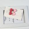 Verano 2024 Celebridad de Internet Nuevo Lindo Pasador Corazón Femenino Casual Clip Accesorio para el Cabello Rosa Pasador Pequeño Lado Femenino