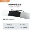 Tampa deslizante tomada embutida carregamento sem fio mesa de ilha lateral de mesa deslizante com furo para passagem de fios painel de cinco furos linha de plugues USB oculta