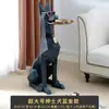 Adornos para Sala de Estar Oso Violento Celebridad de Internet Aterrizaje Perro Grande Lujo Ligero Entrada Arte Sentido Avanzado Hogar de Nicho Decoraciones