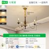 Lámpara Colgante Retro Estilo Americano para Sala de Estar, Dormitorio, Comedor, Casa de Campo, Lámpara de Madera Maciza Velas Zhongshan 021L