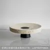 Mesa de Centro Retro Minimalista para Sala de Estar Frutero Bandeja para Encimera de Restaurante Bar Habitación de Muestra Adorno de Decoración para el Hogar Negro