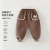 Pantalones de niño estilo coreano para otoño e invierno, pantalones infantiles de moda al por mayor, pantalones joggers casuales para niños y niñas