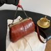Texped Bolsa Pequeña de Boca para Mujer 2025 Nueva Moda Cadena de Mano Texped Bolsa Cuadrada Pequeña Bolso Cruzado