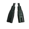 Cargador adaptador de corriente para cámara digital Cable de carga AC enchufe plano Estándar Americano/dos redondos Estándar Europeo cable de alimentación de 8 puntas
