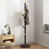 Cabideiro de ferro forjado para quarto, casa, sala de estar, cabeceira, cabideiro de chão, simples e grosso, cabide de bolsa de luxo leve