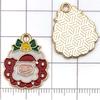 Mezcla 30 Aleaciones de Metal para Goteo de Aceite Navideño para Pulseras y Collares DIY, Accesorios de Joyería de Papá Noel, Muñeco de Nieve, Cascabeles, Alce