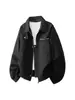 Roupas Masculinas Enbu Transfronteiriça Outono Jaqueta Estilo Americano para Trabalho Masculino, Caimento Solto, Estilosa, Marca da Moda, Peça para Casal, Jaqueta de Piloto