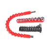 Herramienta Eléctrica Litio Taladro Eléctrico Accesorios Eje Flexible Universal Juego de Brocas para Esmerilar Eléctricas Juego de Taladro Eléctrico Multifuncional para Uso Doméstico