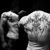 Breathedivinity Marca de Moda Americana Estilo Oscuro Ropa Deportiva Fitness Camiseta para Hombre Mallas Elásticas de Secado Rápido