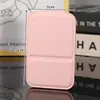 Espejo de maquillaje plegable multifuncional, espejo de retoque mini portátil para dormitorio, oficina y uso doméstico, espejo de tocador de escritorio