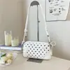 Nova Bolsa de Ombro com Bolinhas 2026 para Mulheres, Grande Capacidade, Leve, Bolsa de Mão de Couro PU à Prova d'Água, Bolsa para Trabalho, Deslocamento e Compras